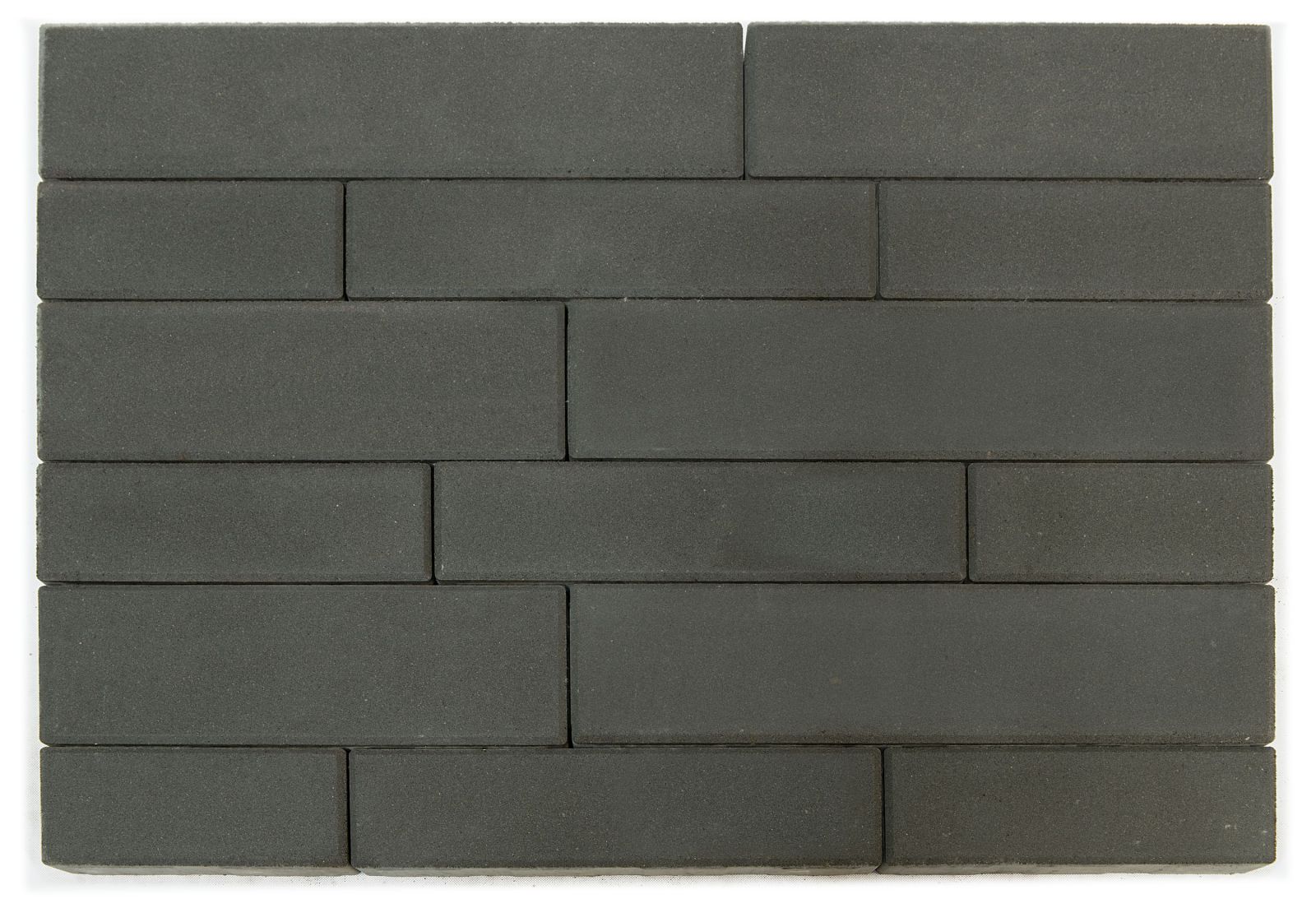 Тротуарная плитка BRAER II «Домино» СЕРЫЙ