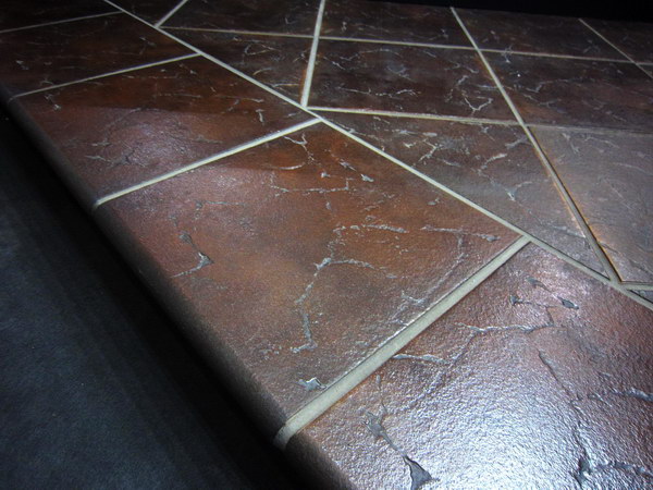 Угловая ступень Vulcano Negro, Gres de Aragon