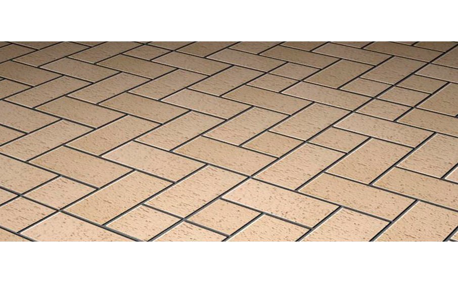 Тротуарная клинкерная брусчатка Керамейя БрукКерам Жемчуг, 200*100*45 мм