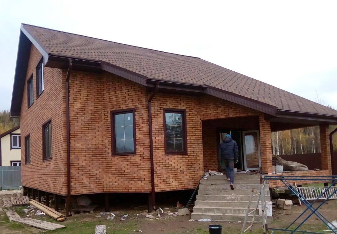 Natural Braun Struktur, Толщина 30 мм, Фасадные Термопанели Rufford